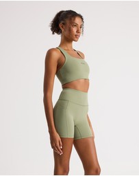 Upstate - Racer Back Crop - Olive