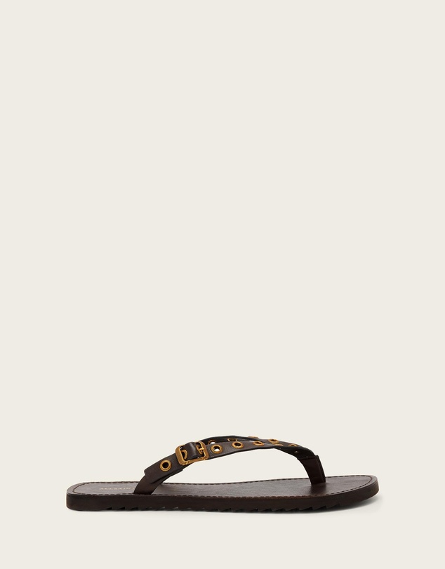 AllSaints - Sydney Eyelet Sandals