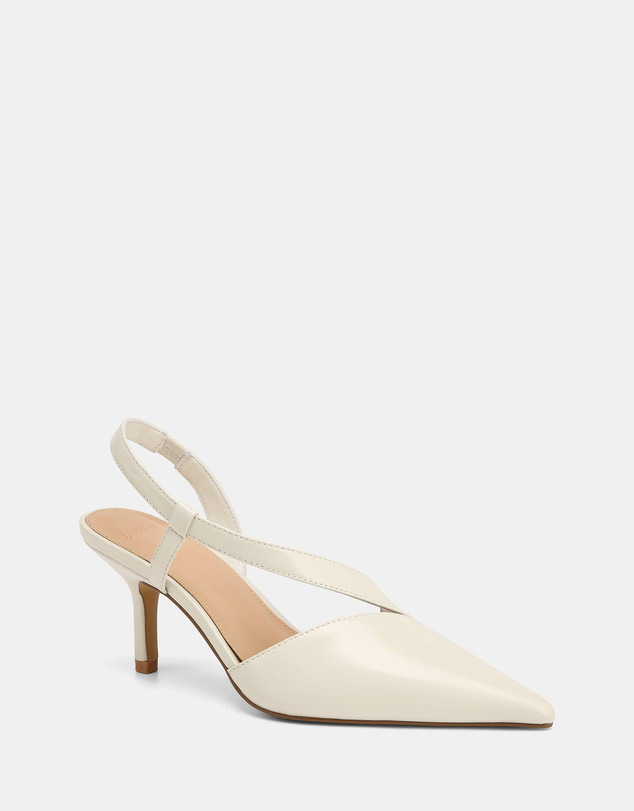 Wittner - Lannie Mid Heels Ivory Leather