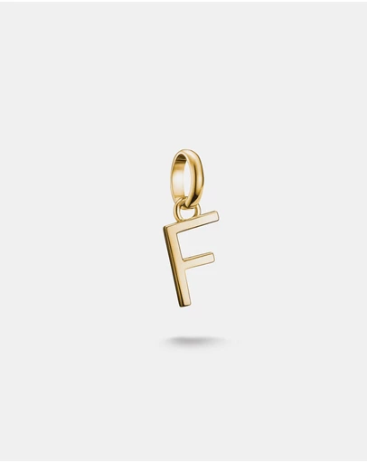 THOMAS SABO - THOMAS SABO Connect Charm letter F Gold