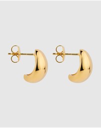 Najo - Encounter Yellow Gold Stud Earring