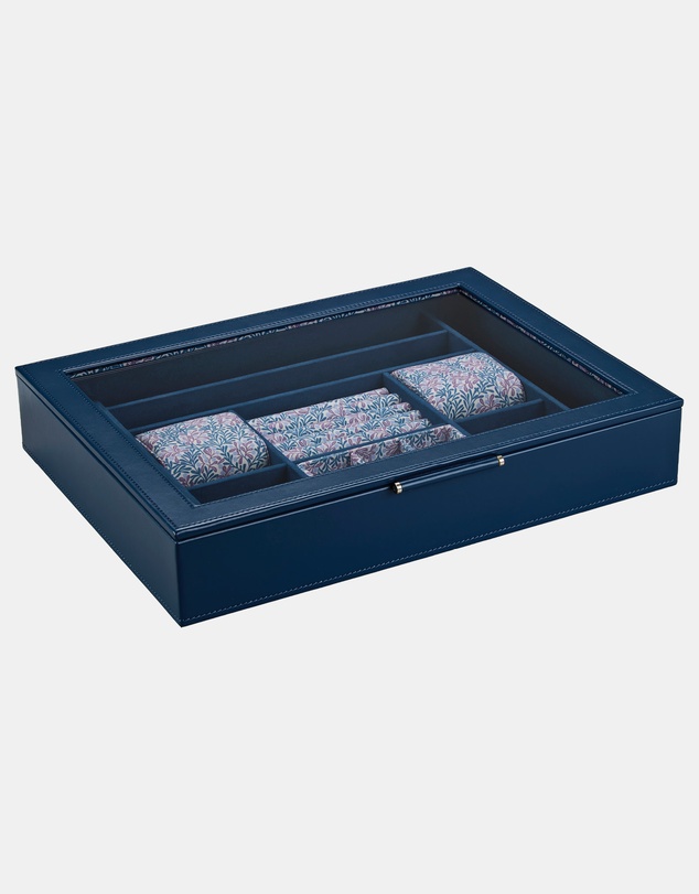 Wolf - WOLF Sophia Jewellery Box with Window Indigo Fruit Botanical