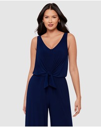 Miraclesuit Shapewear - Jesi Hidden Shapewear Wide Leg Jumpsuit