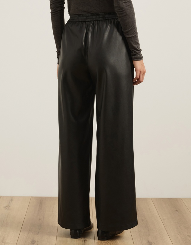 Atmos&Here - Solene Elasticated Waist PU Pants