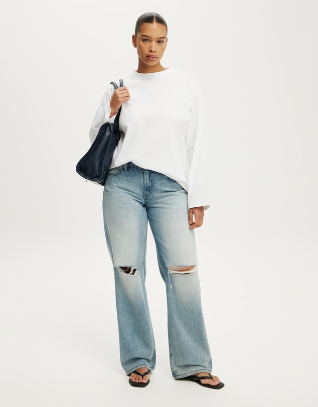 Cotton On - Curvy Low Rise Straight Jean