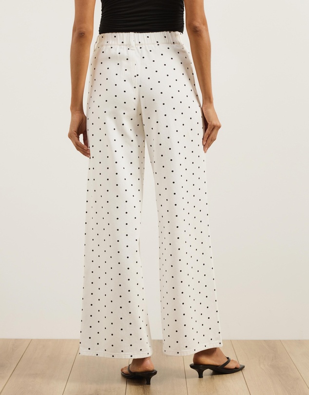 Atmos&Here - Kate Twill Wide Leg Pants