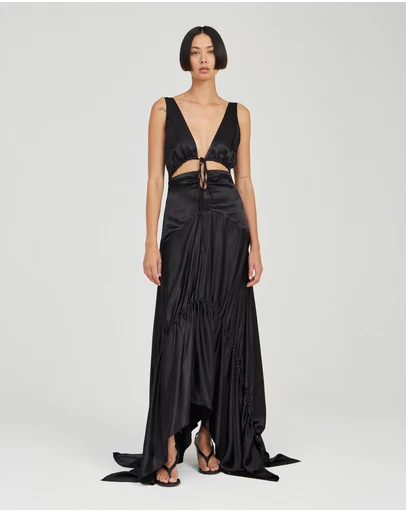 Third Form - Tension Satin Maxi Dress