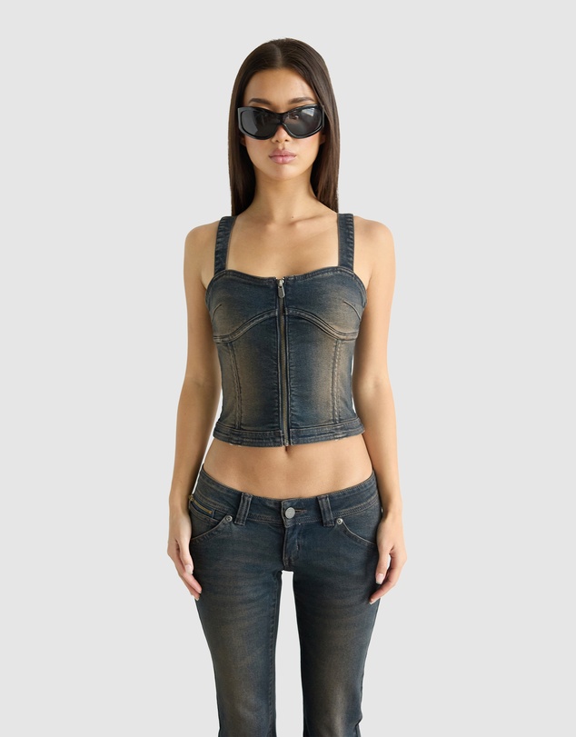 Abrand - Denim Bustier Bowie