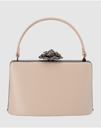 Olga Berg - Grace Embellished Frame Bag