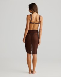 Vacay Swimwear - Catalina Sarong Chocolate