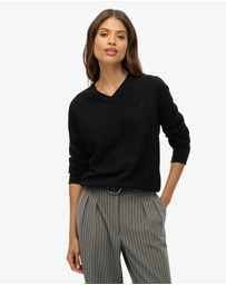 Superdry - Classic V Neck Slim Fit Jumper