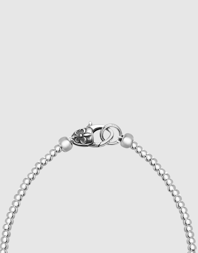 Nialaya Jewellery - Sterling Silver Beaded Bracelet