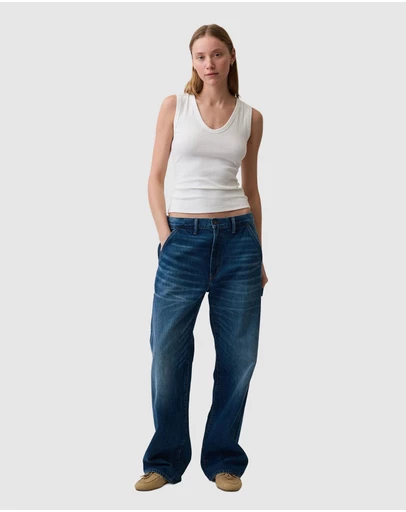 GAP - Variegated Rib Tank Top