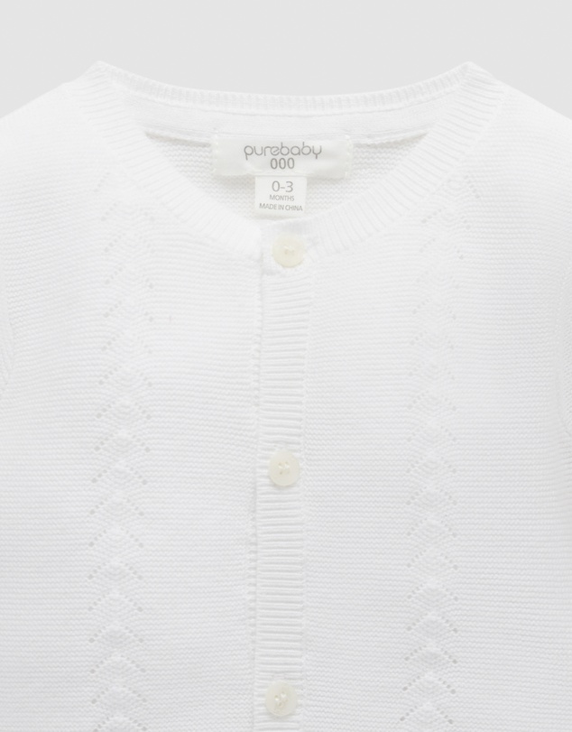 Purebaby - Essential Layette Cardigan - Babies