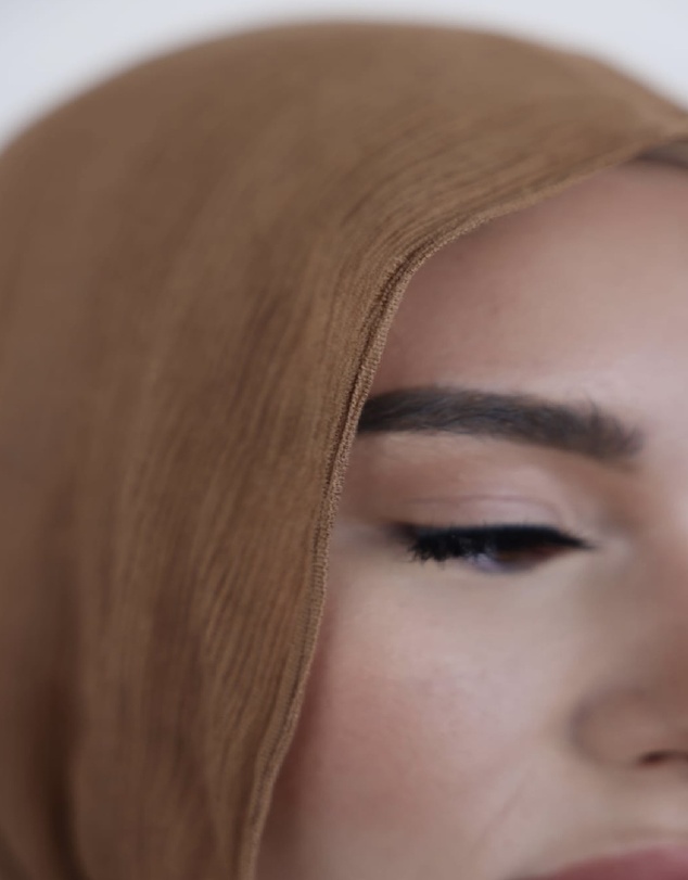 Mod Squad - Luxe Rayon Hijab Frayed Edge - CINNAMON 17