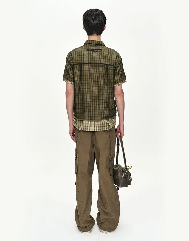 Andersson Bell - Check Sheer Layered Shirt
