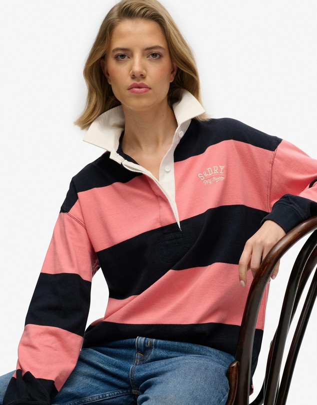 Superdry - Heritage Stripe Rugby Top