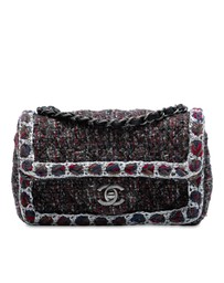 Pre-Loved by Azura Reborn - Pre-Loved Mini Rectangular Classic Braided Tweed Single Flap