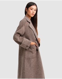 Belle & Bloom - Rumour Has It Oversized Wool Blend Coat
