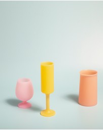 porter green - seff | silicone unbreakable champagne flutes