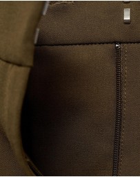 M.N.G - Wide-Leg Mid-Rise Pleated Trousers