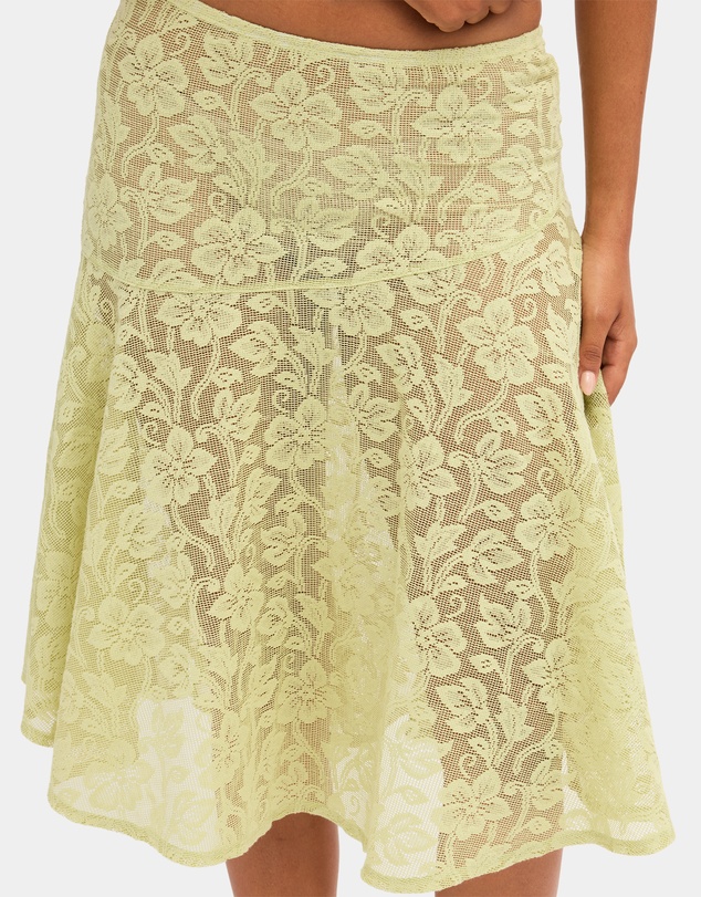 Billabong - Womens Paisley Lace Midi Skirt