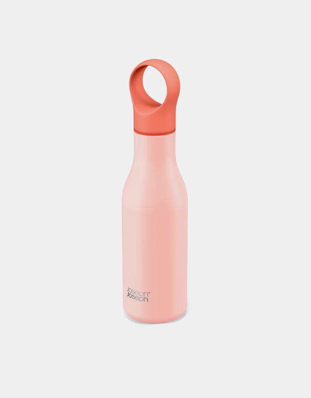 Joseph Joseph - Loop™ Vacuum Insulated Water Bottle 500 mL (17 fl. oz) (Coral)
