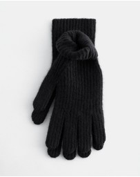 & Other Stories - Ribbed Cashmere Gloves
