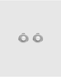 Najo - Capri Silver and Pearl Earrings