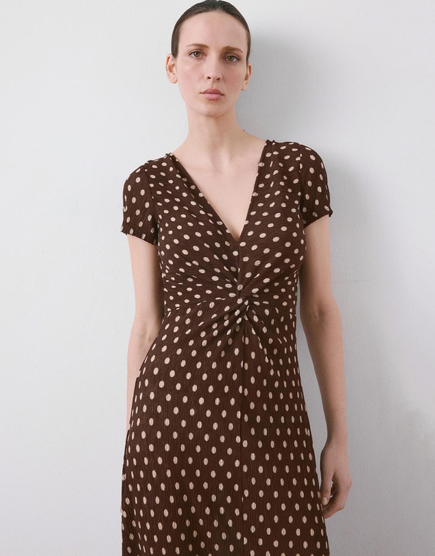 M.N.G - Printed Midi-Dress