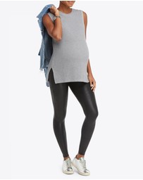 Spanx - Mama Faux Leather Leggings
