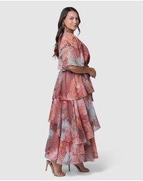 Pink Dusk by Curve Project - Hypnotic Maxi Dress
