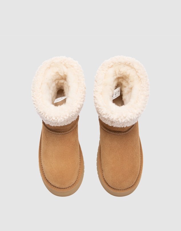 EVERAU - Australian Shepherd Ugg Mini Nordel Cow Suede Upper UGG Boots