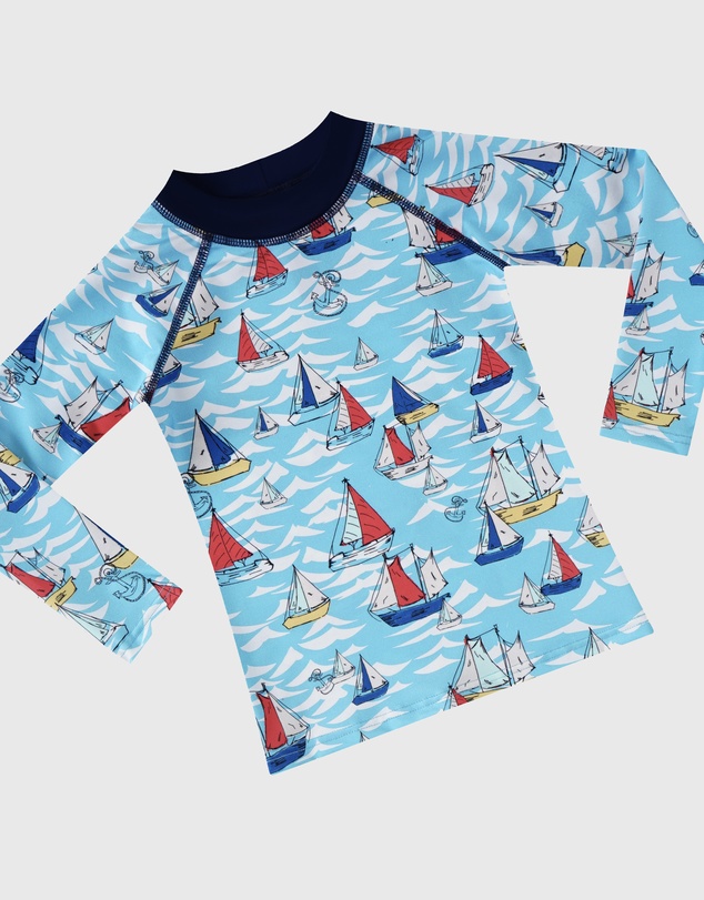 Aqua Blu Kids - Helm Long Sleeve Rash Vest - Babies