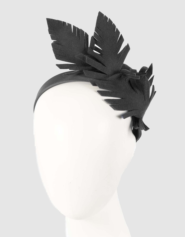 Max Alexander - Felt Leaf Fascinator