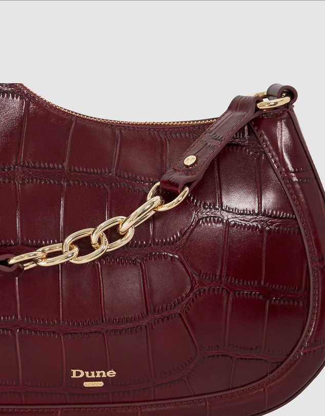 Dune London - Directional - Burgundy