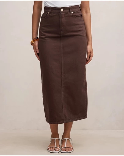 Forever New - Paloma Denim Maxi Skirt