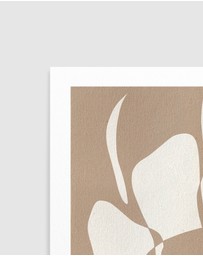 Olive et Oriel - Muted Petals No 3 by Shatha Al Dafai Art Print