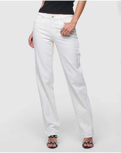 Abrand - 95 Eden Mid Straight Jeans