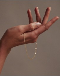 SAINT VALENTINE - Floating Stone Bracelet - Gold