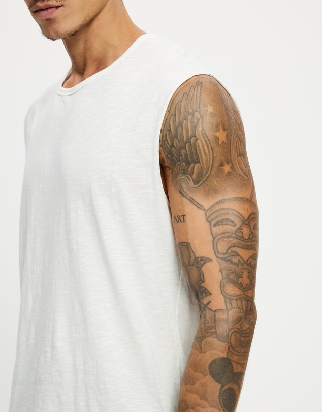 Surrounded By Ghosts - The Mottramite Cotton Tail Muscle T-Shirt
