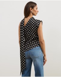 Atmos&Here - Charlotte One Shoulder Scarf Top