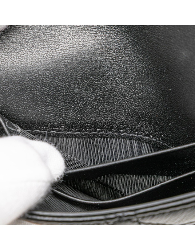 Dior - Pre-Loved Calfskin Cannage Caro Chain Belt Bag