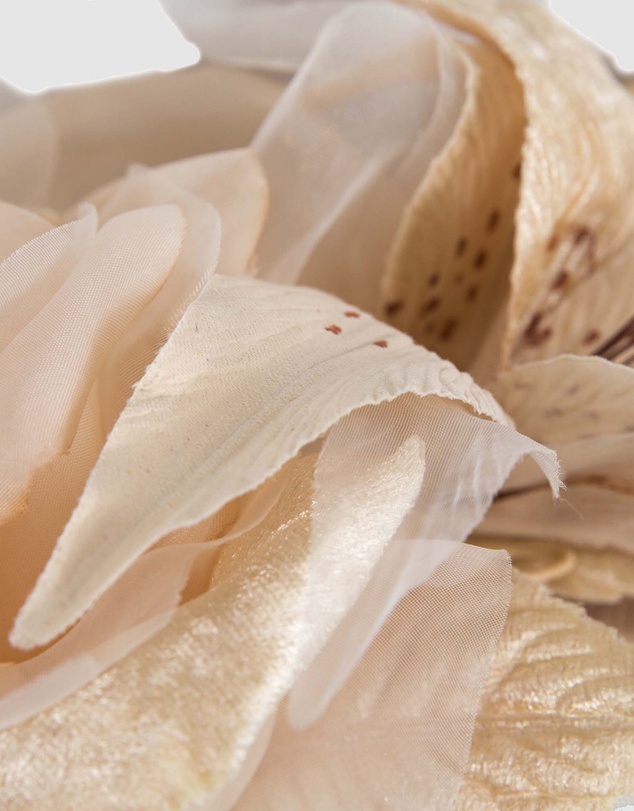 Max Alexander - Large Nude Flower Headband Fascinator