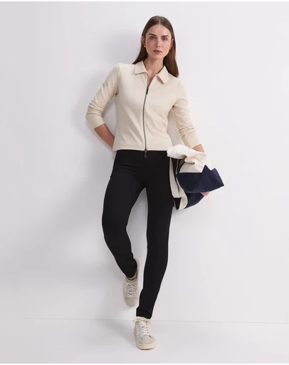 Sportscraft - Long Sleeve Zip Through Top