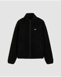 Tommy Jeans - Relaxed Badge Zip Through Teddy