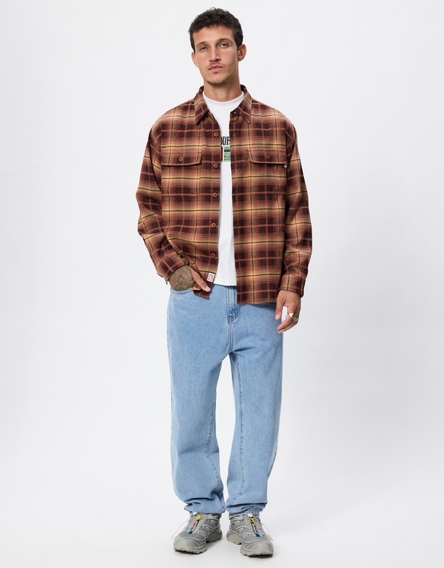 S Double - Pass Flannel Overshirt