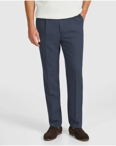Tarocash - Palisade Pleat Linen Pant