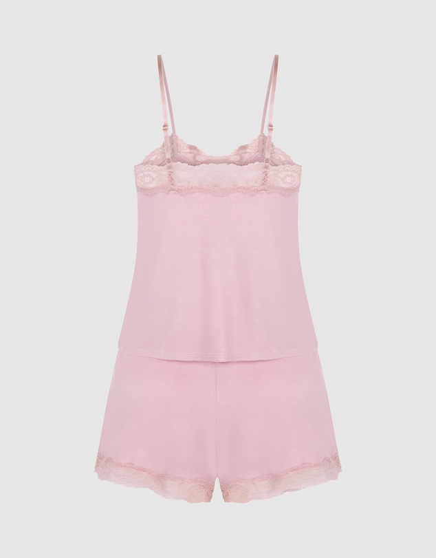 Hunkemoller - Cami Jersey Lace Nana Pyjama Set