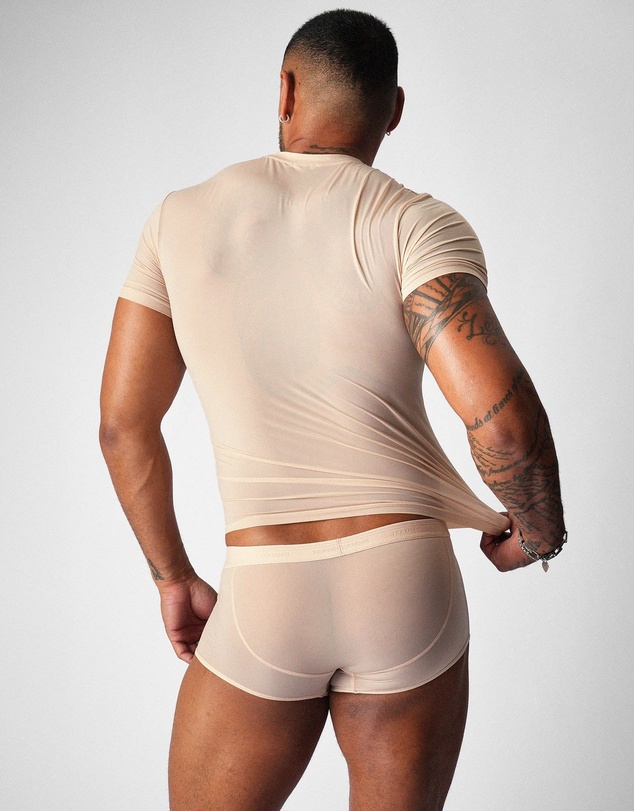 TEAMM8 - Allure Sheer Cropped Tee